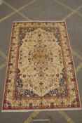 A cream ground Kashan carpet with Royal design, 200 x 290cm