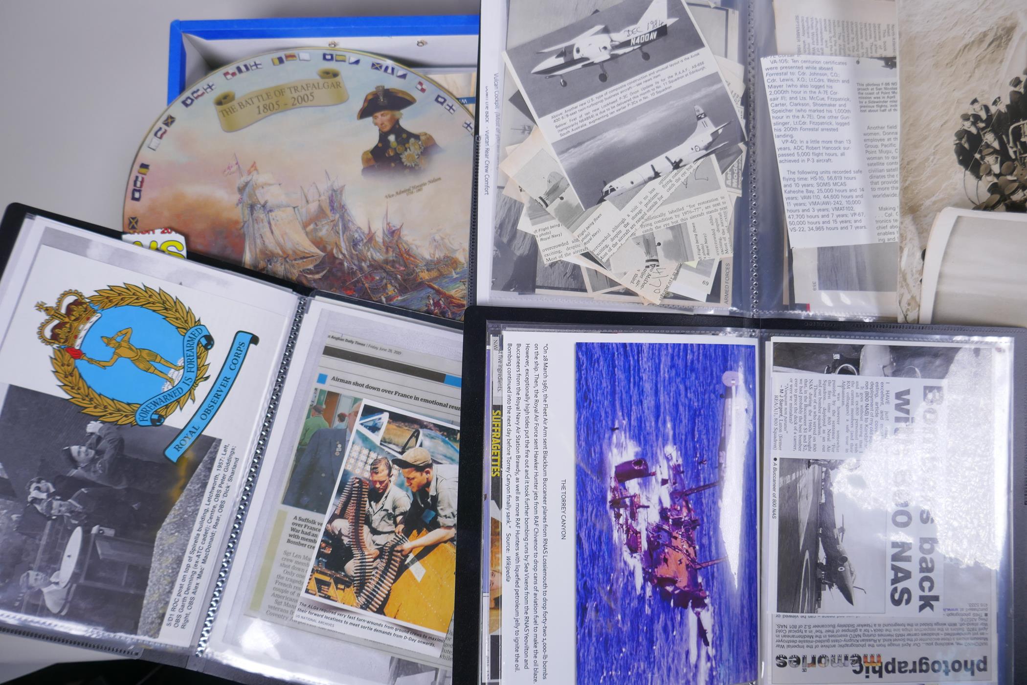 A large quantity of photographs, service books, cuttings etc. relating to the Navy and Airforce - Image 2 of 9