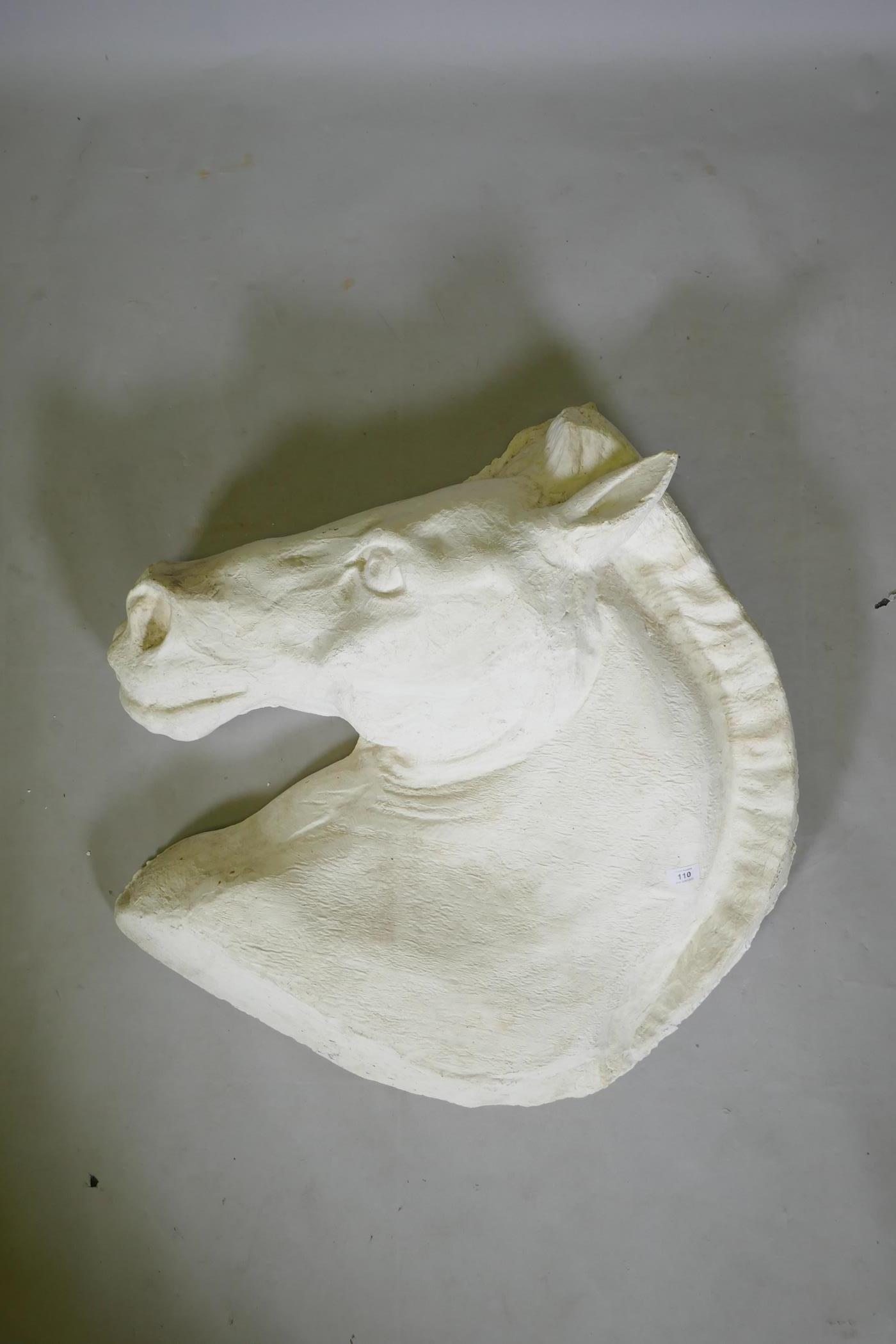 Ackroyd & Harvey (Heather Ackroyd and Dan Harvey, British, b1959/1959), plaster relief horse's - Image 2 of 8