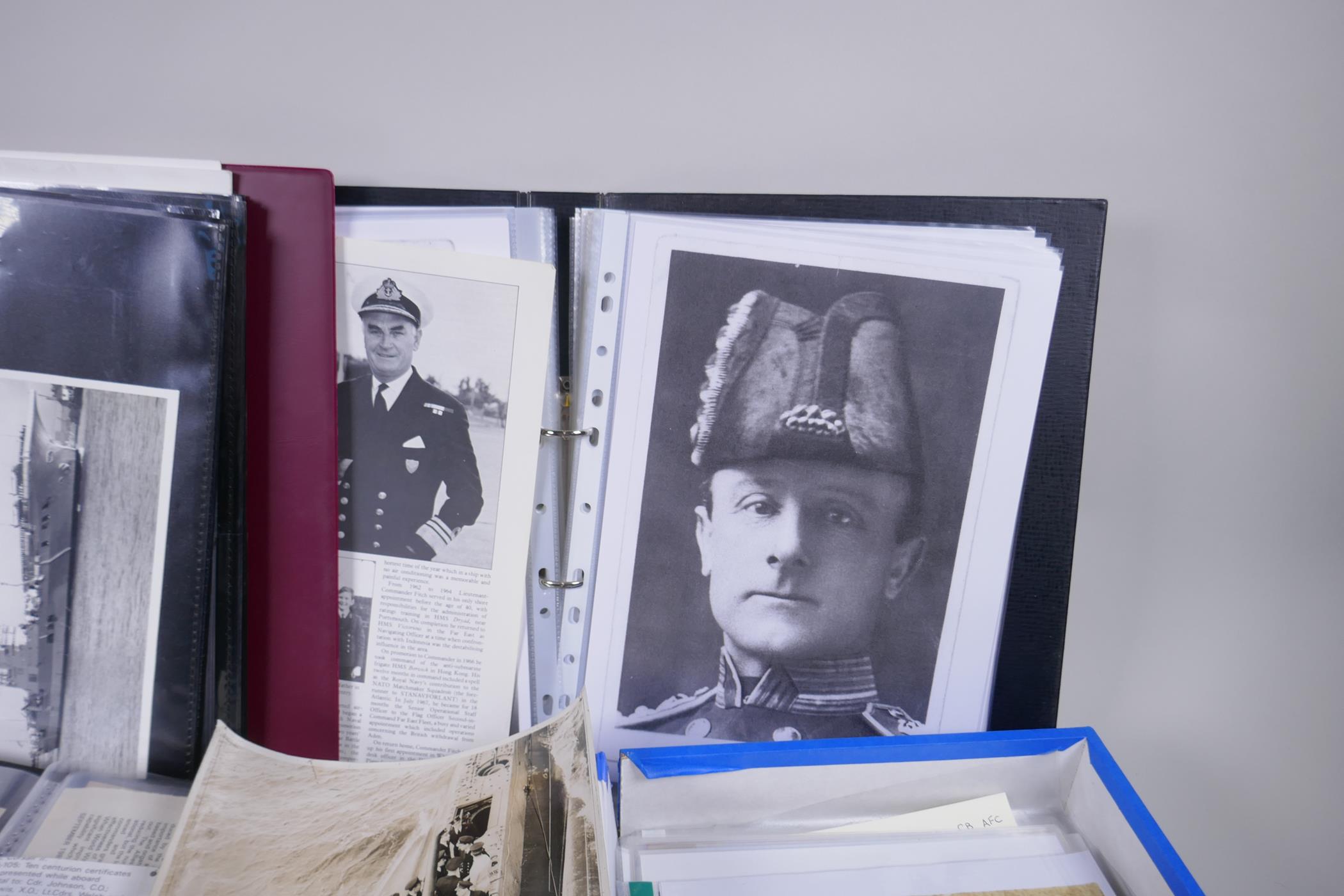 A large quantity of photographs, service books, cuttings etc. relating to the Navy and Airforce - Image 4 of 9