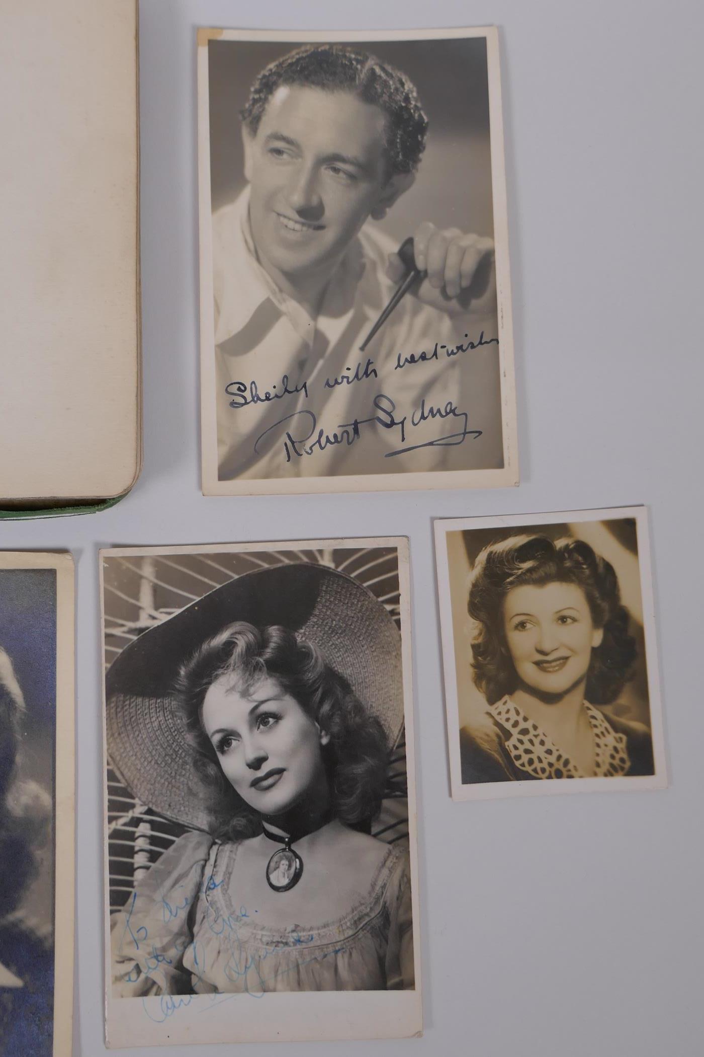 A 1940s/50s autograph album relating to the Jenny Jones West End musical, with autographs and signed - Image 5 of 9