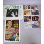 A quantity of film lobby cards including Enemy of the State, The Presidio, The Avengers, Kiss of the