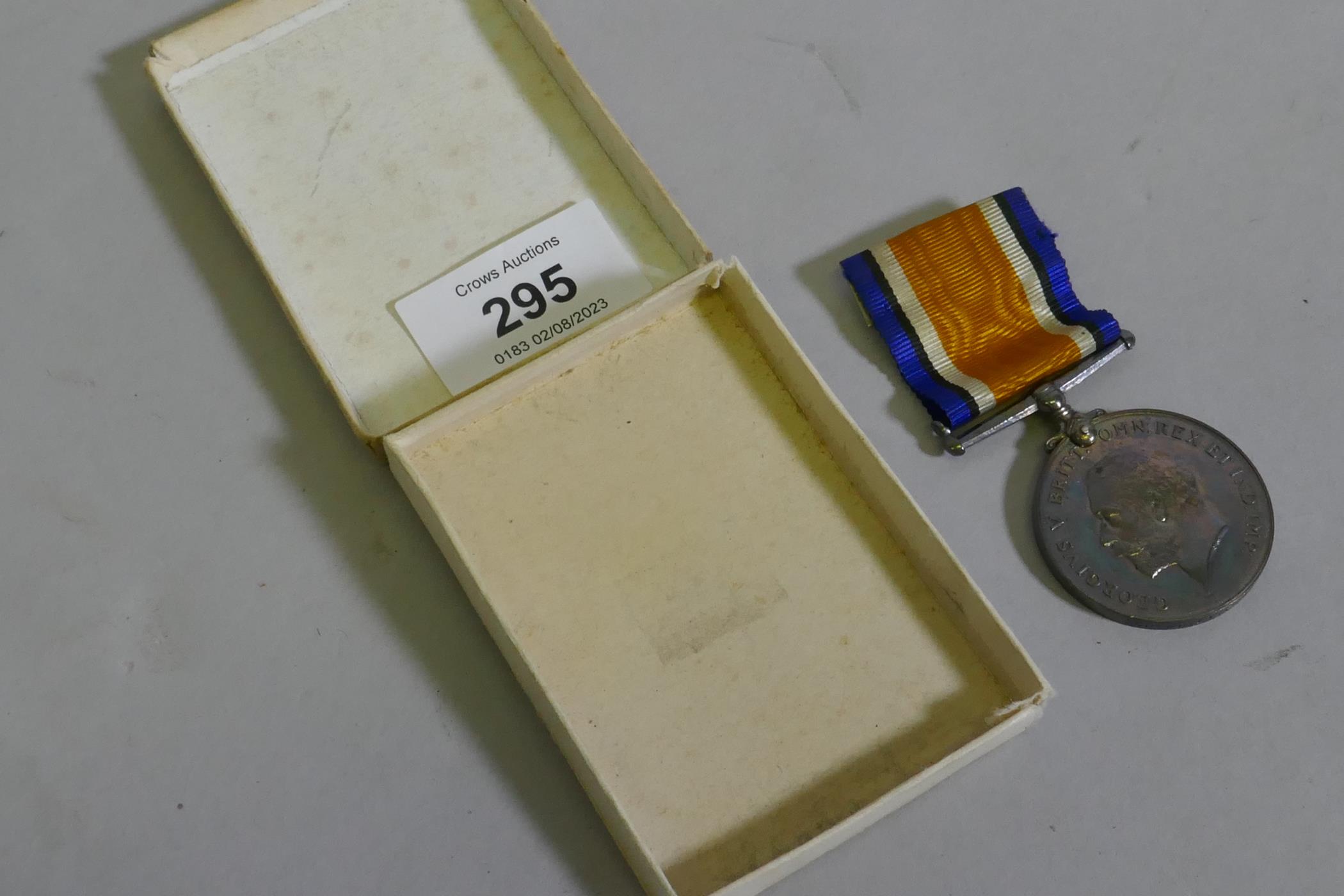 WWI campaign medal, awarded to Schlmr. Lt. F. Bush R.N. - Image 3 of 3