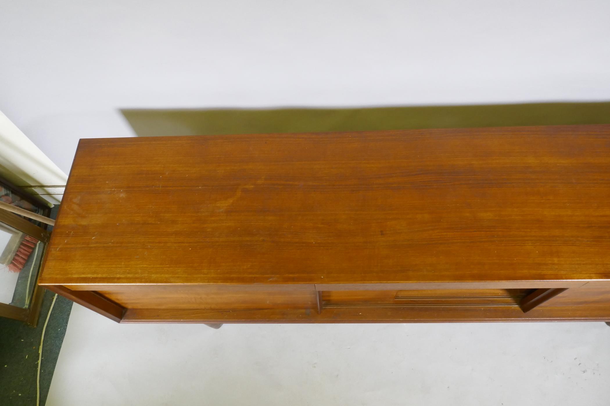 A mid century teak sideboard designed by John Herbert for A. Younger, 213 x 46cm, 72cm high - Image 4 of 5