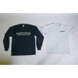 A Police 'Swat' 2007-08 tour crew T-shirt, and a Sting 2011 'Back to Bass' long sleeve crew T-shirt