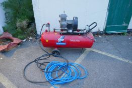 A Fiac Dakota 2.5hp, 230volt 8 bar max air compressor, working order but not sold with guarantee