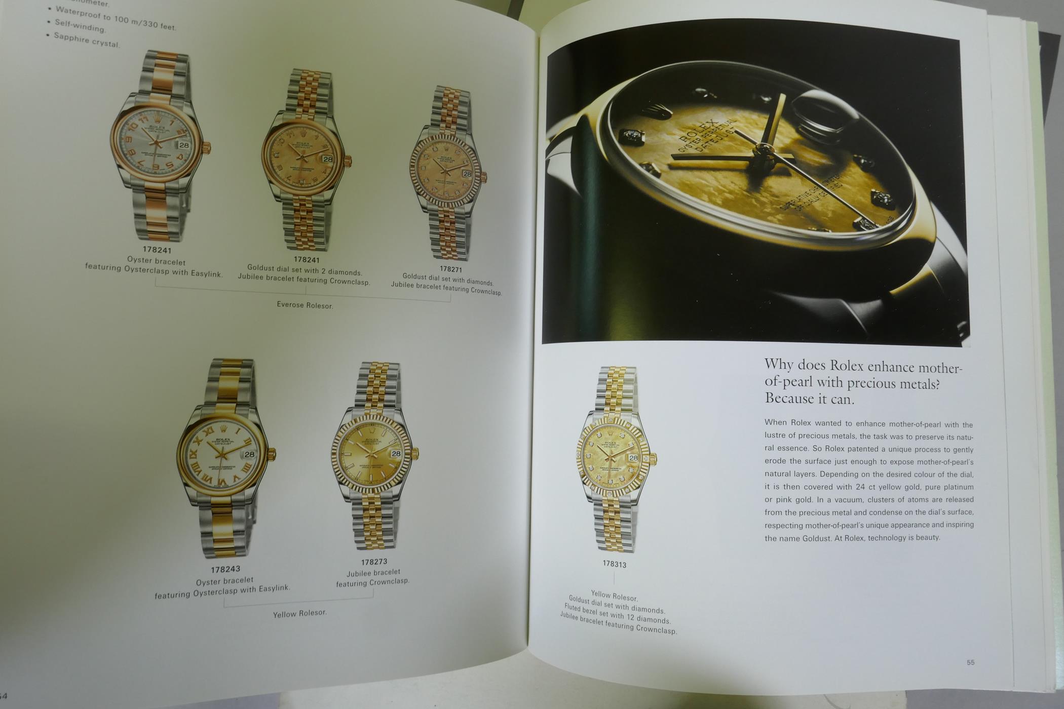 Rolex hard cover catalogue, illustrated with codes, an Oyster Perpetual catalogue, Partek Philippe - Image 5 of 8