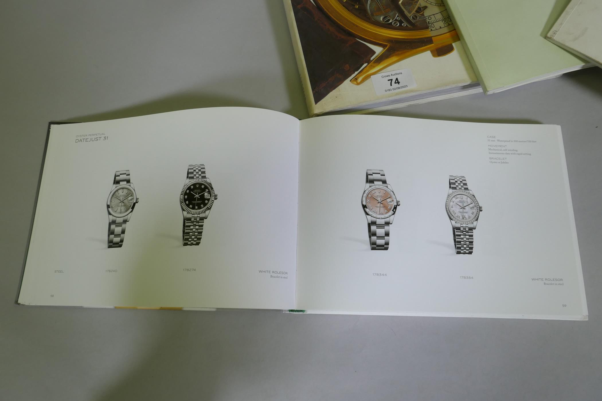 Rolex hard cover catalogue, illustrated with codes, an Oyster Perpetual catalogue, Partek Philippe - Image 3 of 8