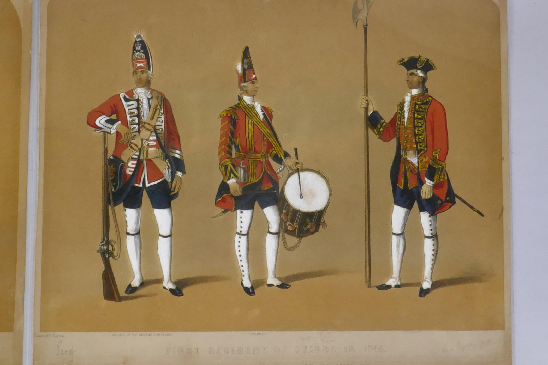 After Alfred B. Clayton, (British, 1795-1855), eight C19th hand coloured lithographs depicting - Image 4 of 9