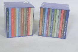 Beatrix Potter, a set of eleven and a set of twelve books, published by the Folio Society,