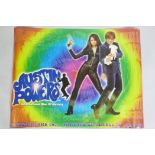 Austin Powers, International Man of Mystery 1997 double sided film poster, 76 x 101cm