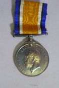 WWI campaign medal, awarded to Schlmr. Lt. F. Bush R.N.