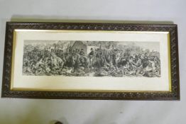 Lamb Stocks after Daniel Maclise, Wellington & Blucher meeting after the Battle of Waterloo