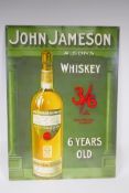 A vintage style metal Jameson Whiskey advertising sign, 50 x 70cm