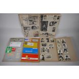 Three 1960s scrap books, with contents relating to The Beatles, Coronation Street, Mexico 68