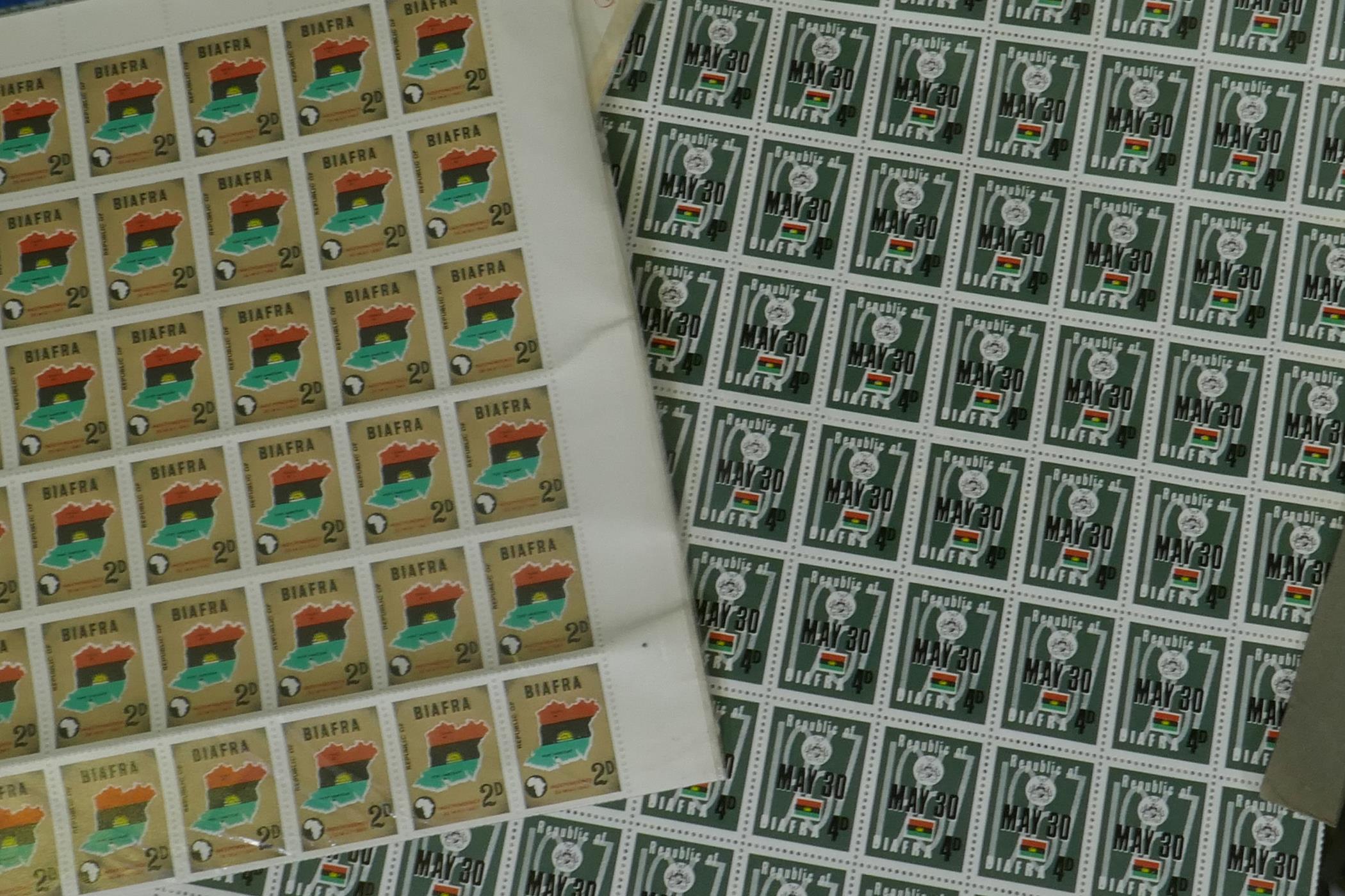 A collection of postage stamps, mostly South African, Zaire, some UK - Image 2 of 11