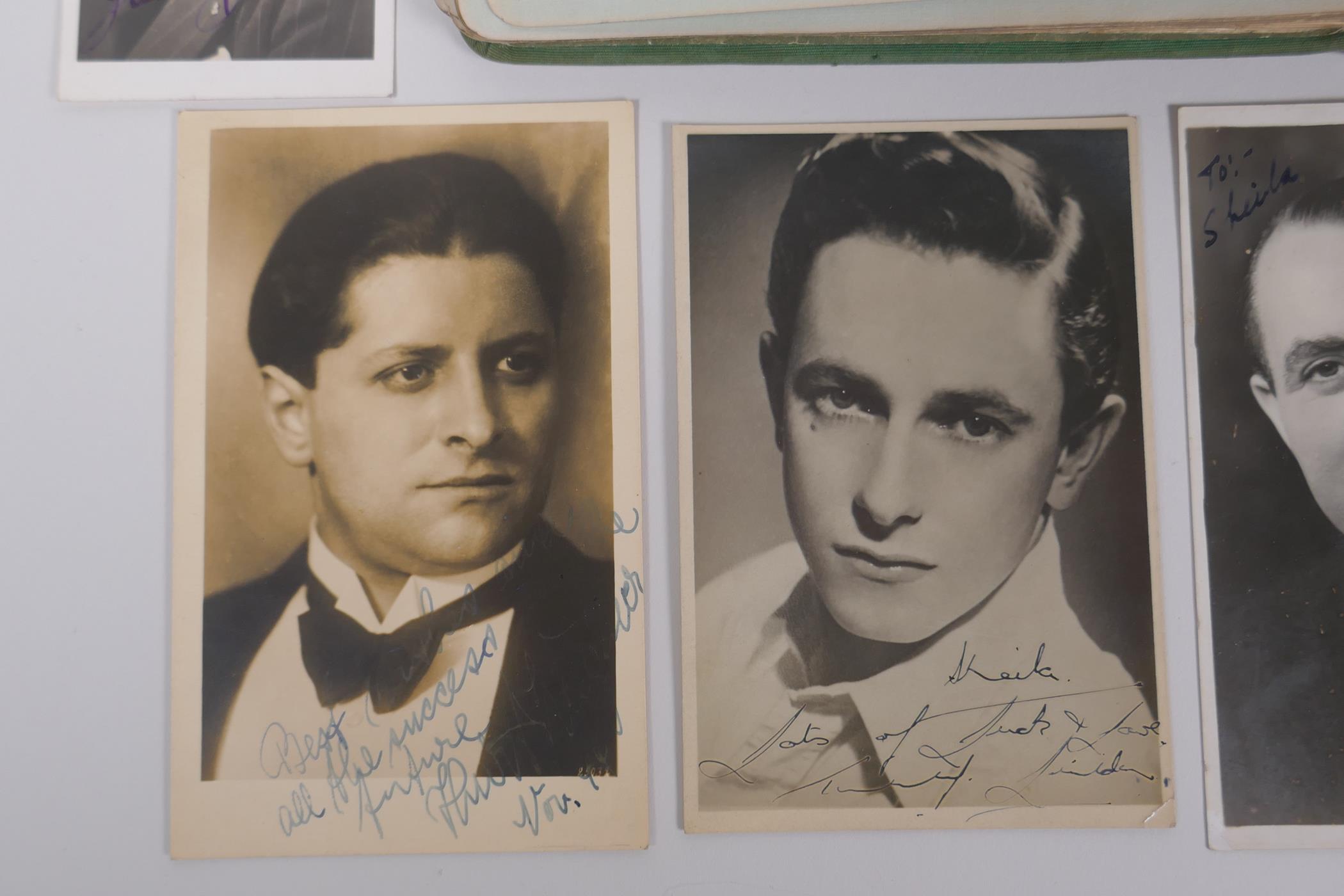A 1940s/50s autograph album relating to the Jenny Jones West End musical, with autographs and signed - Image 3 of 9