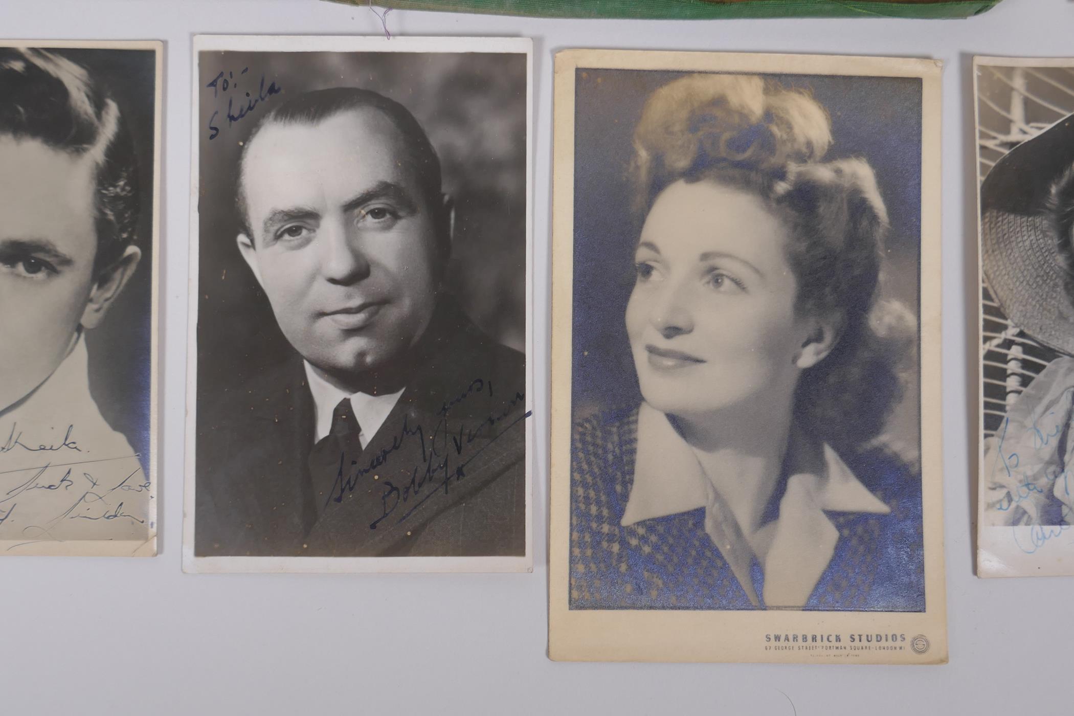 A 1940s/50s autograph album relating to the Jenny Jones West End musical, with autographs and signed - Image 4 of 9