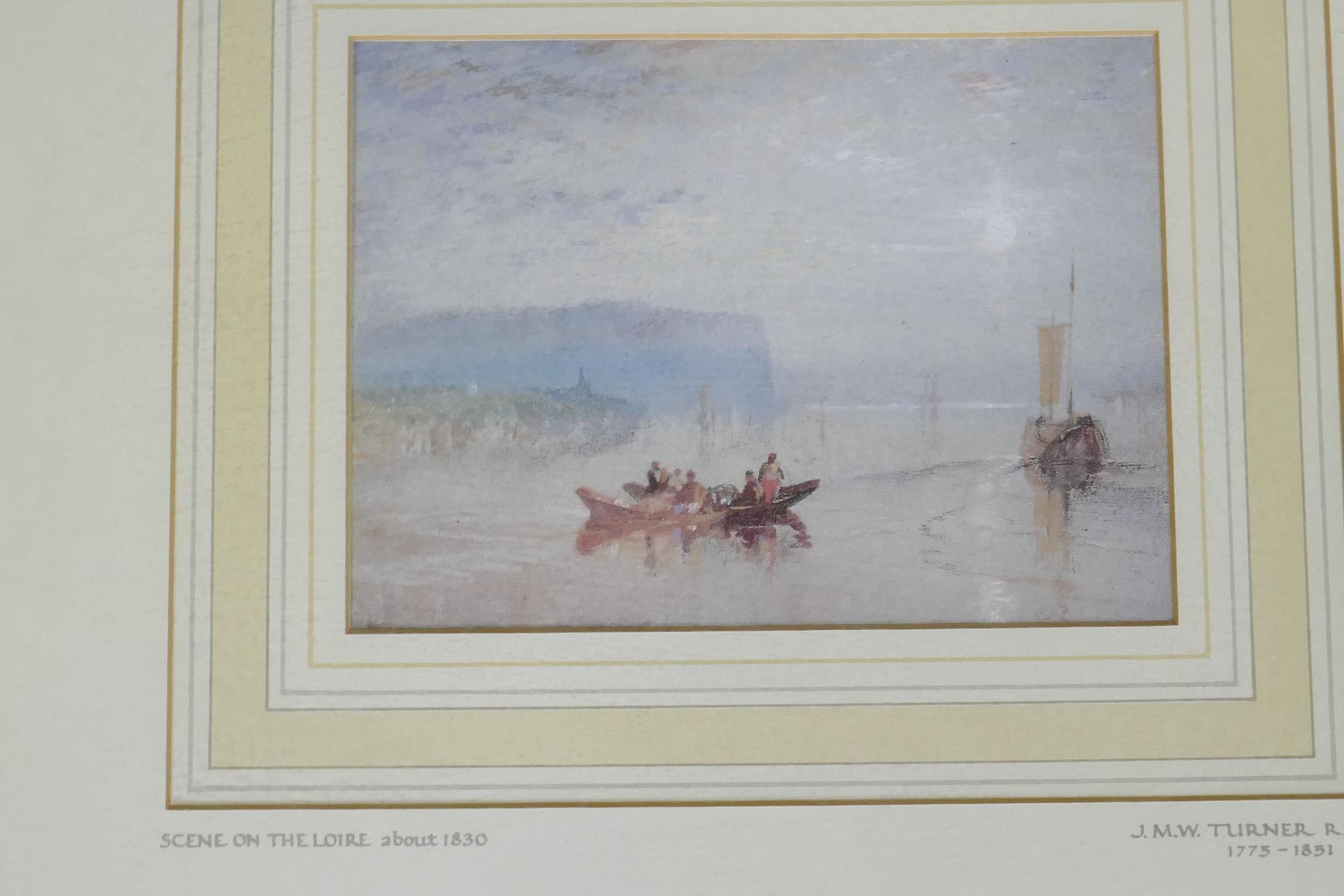 After JMW Turner, a set of four limited edition prints from the Rivers of France Collection, publish - Image 3 of 7