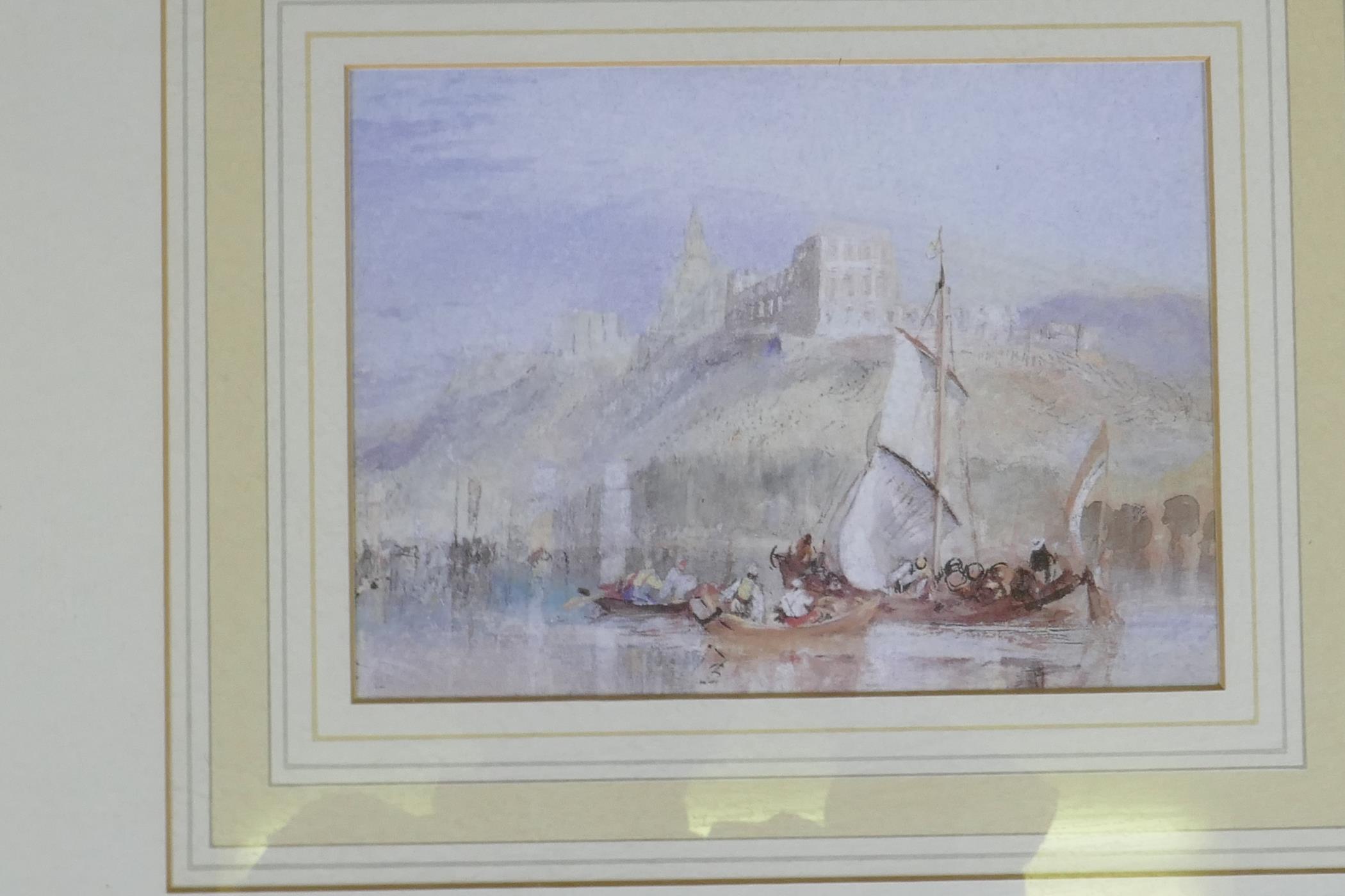 After JMW Turner, a set of four limited edition prints from the Rivers of France Collection, publish - Image 4 of 7