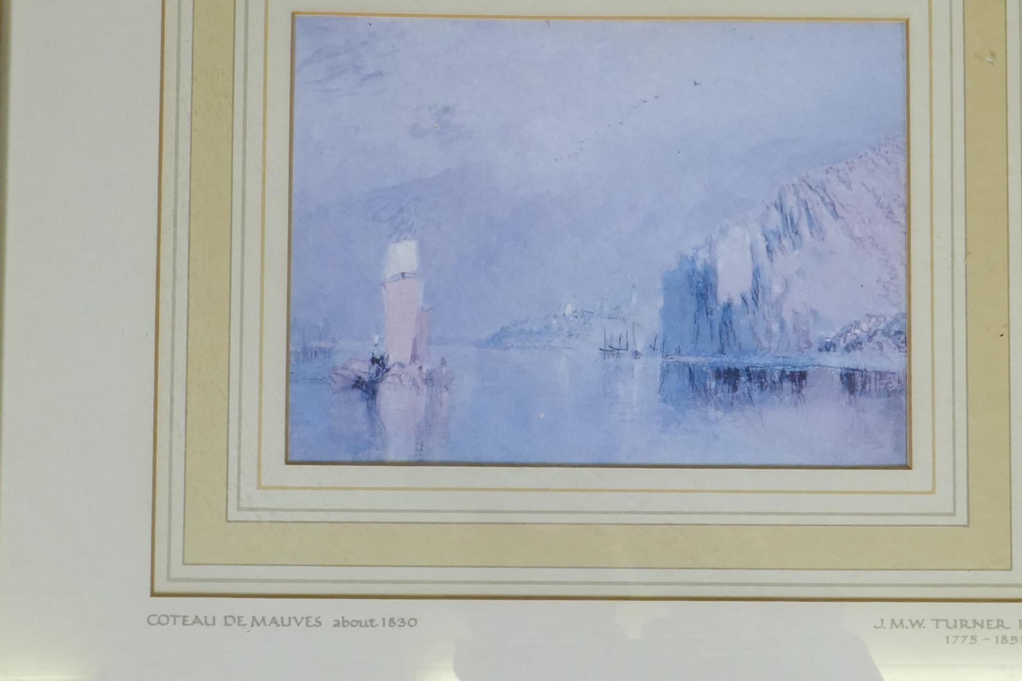 After JMW Turner, a set of four limited edition prints from the Rivers of France Collection, publish - Image 5 of 7