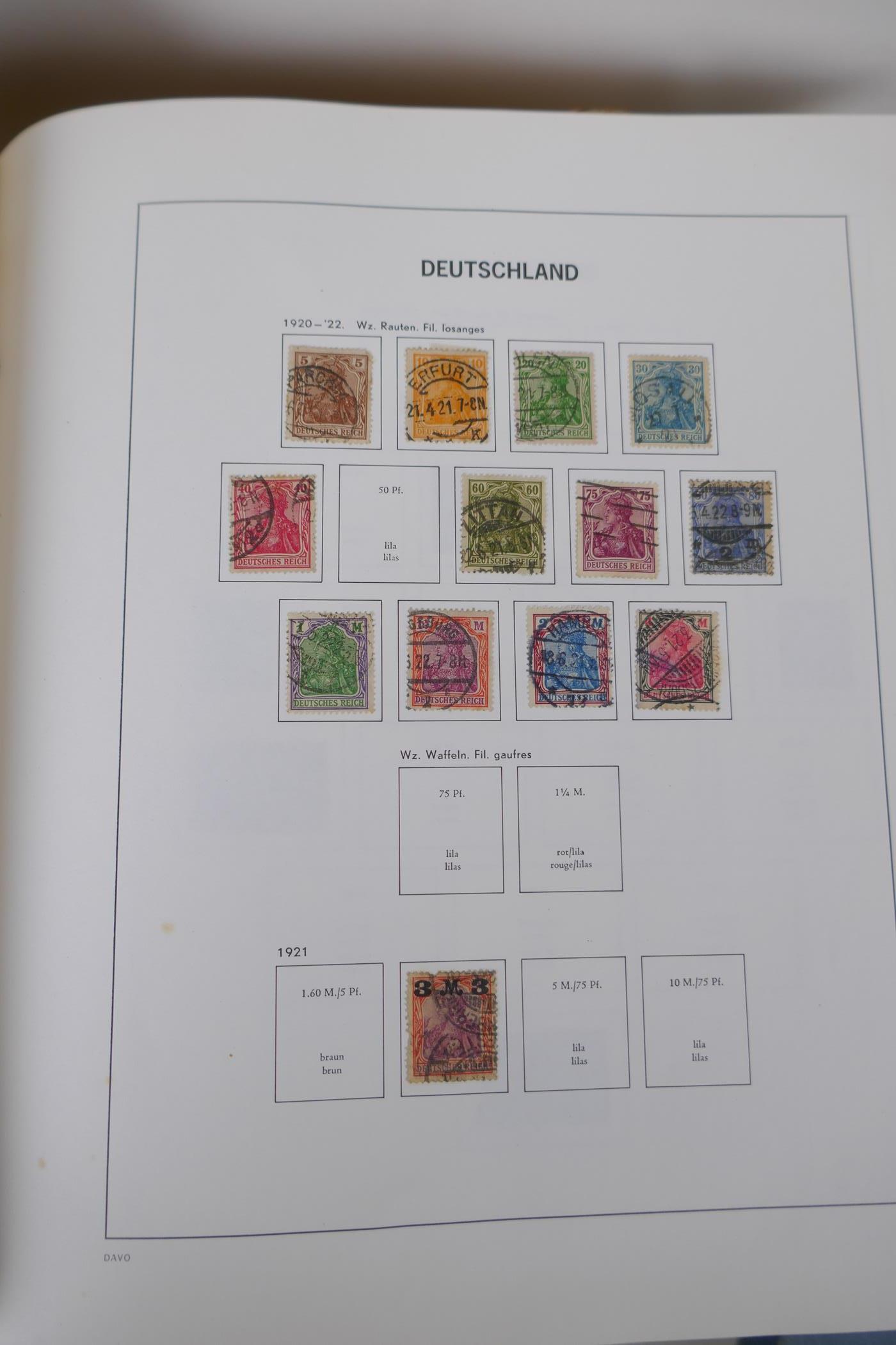 A large quantity of German C19th and C20th postage stamps, in albums and loose - Image 8 of 9