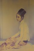 After Gerald Festus Kelly, (British, 1879-1972), Saw Ohn Nyun, Princess of Burma, print, 50 x 62cm
