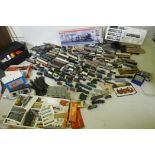 A quantity of Hornby, Triang, Lima H0-00 engines, rolling stock, transformers, track etc