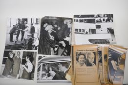 A quantity of press photographs of Royals, and other news photographic prints