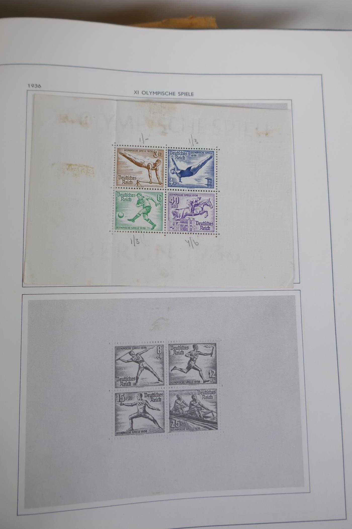 A large quantity of German C19th and C20th postage stamps, in albums and loose - Image 9 of 9