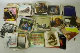 A collection of Vinyl LPs, music from the 1970s, Mostly Folk