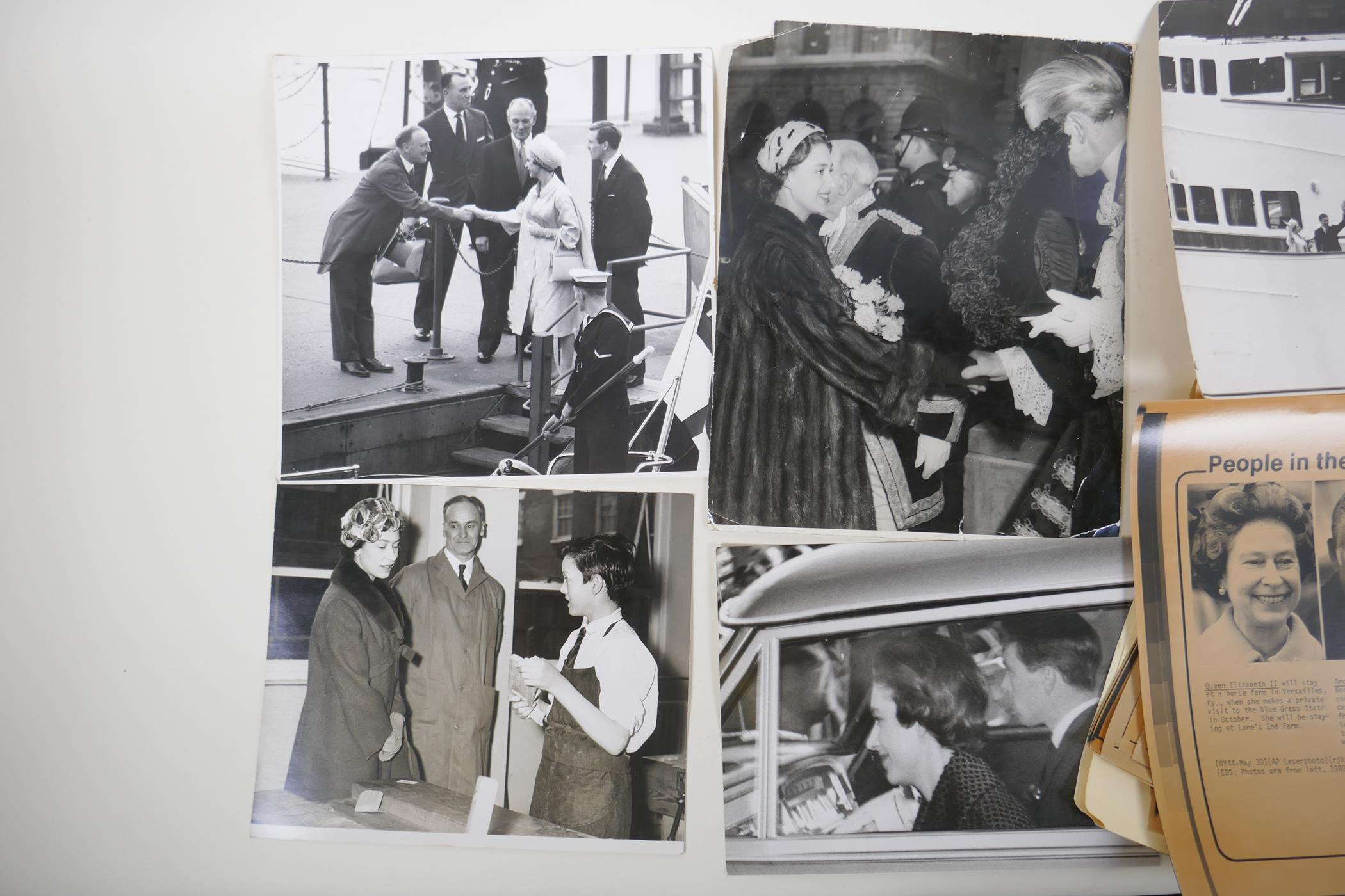 A quantity of press photographs of Royals, and other news photographic prints - Image 2 of 7