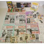 A large collection of 1960s and 70s British Wrestling ephemera, to include eighteen original posters