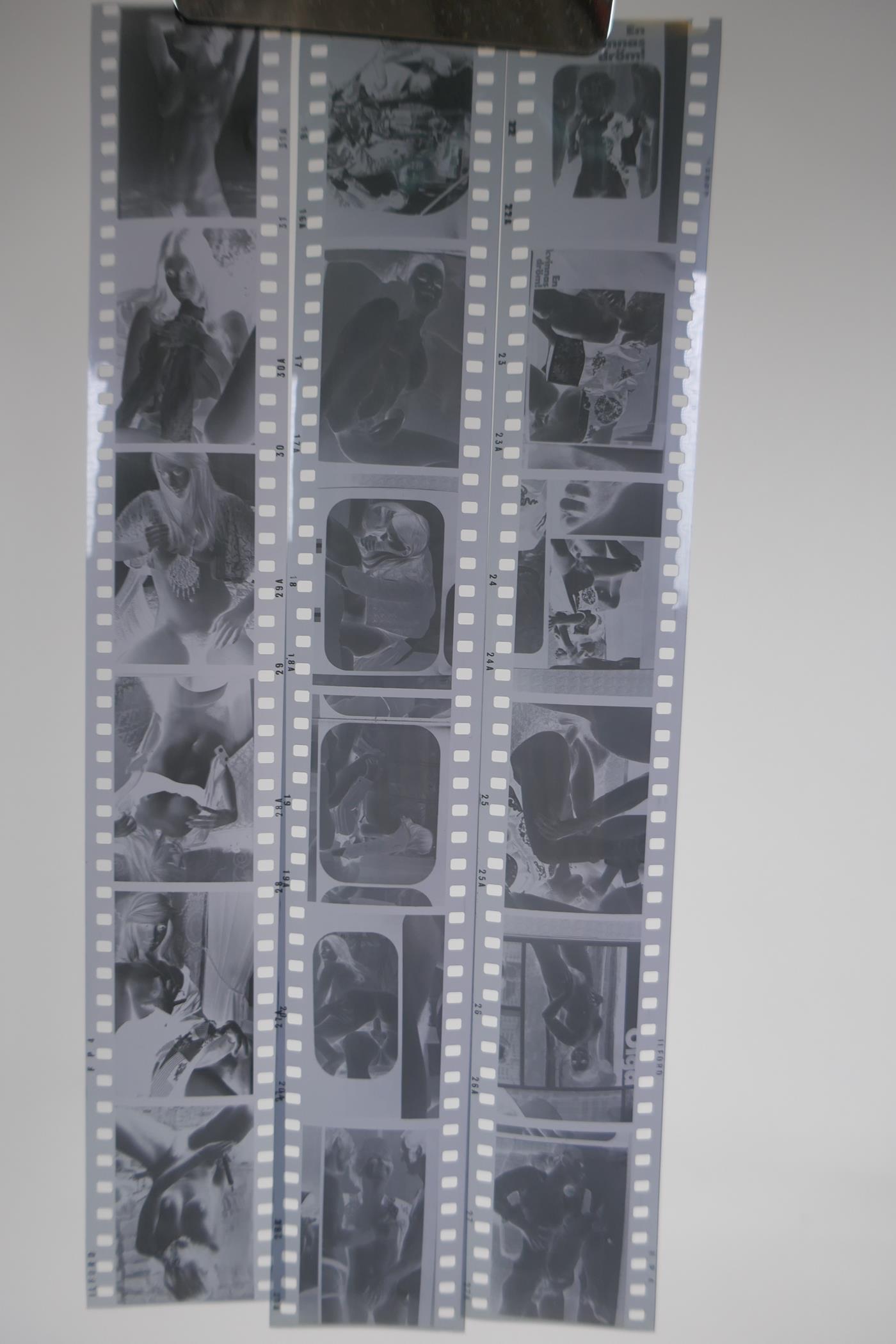 Two sheets of 1960s/70s risque negatives, 35mm, 79 images - Image 6 of 7