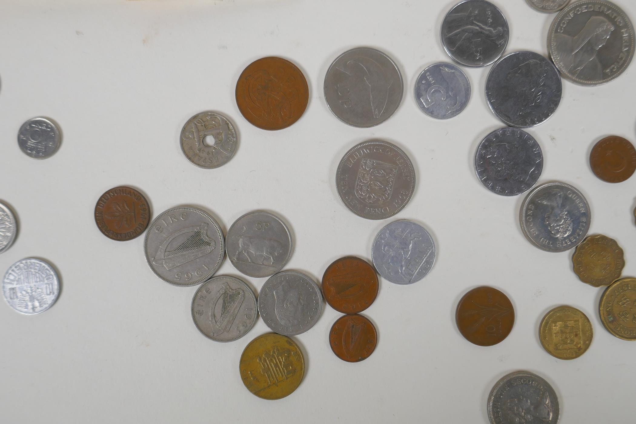 A quantity of vintage world coinage and bank notes, including pre-Euro - Image 5 of 7