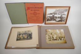 A collection of items relating to early C20th cruises of Norway including an album of photographs of