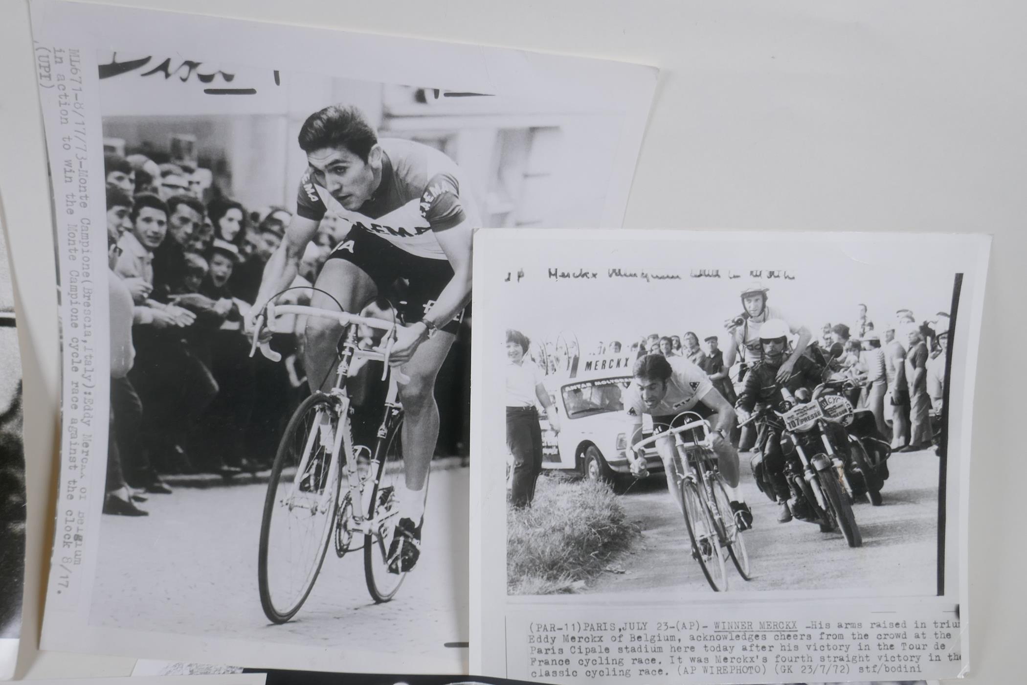 A quantity of sporting press photographs depicting Garth Crooks, Geoff Boycott, John McEnroe, - Image 5 of 9