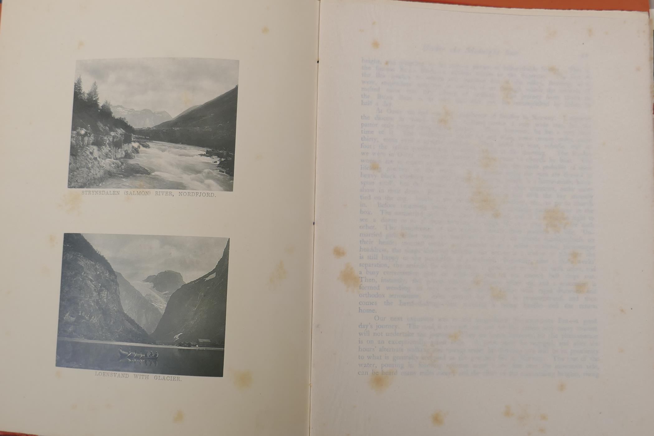 A collection of items relating to early C20th cruises of Norway including an album of photographs of - Image 7 of 7