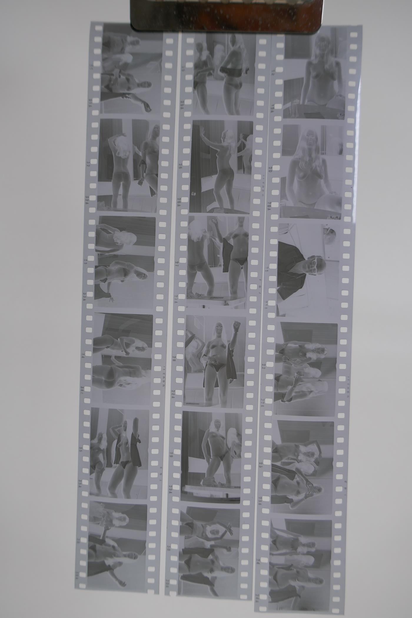 Two sheets of 1960s/70s risque negatives, 35mm, 79 images - Image 3 of 7