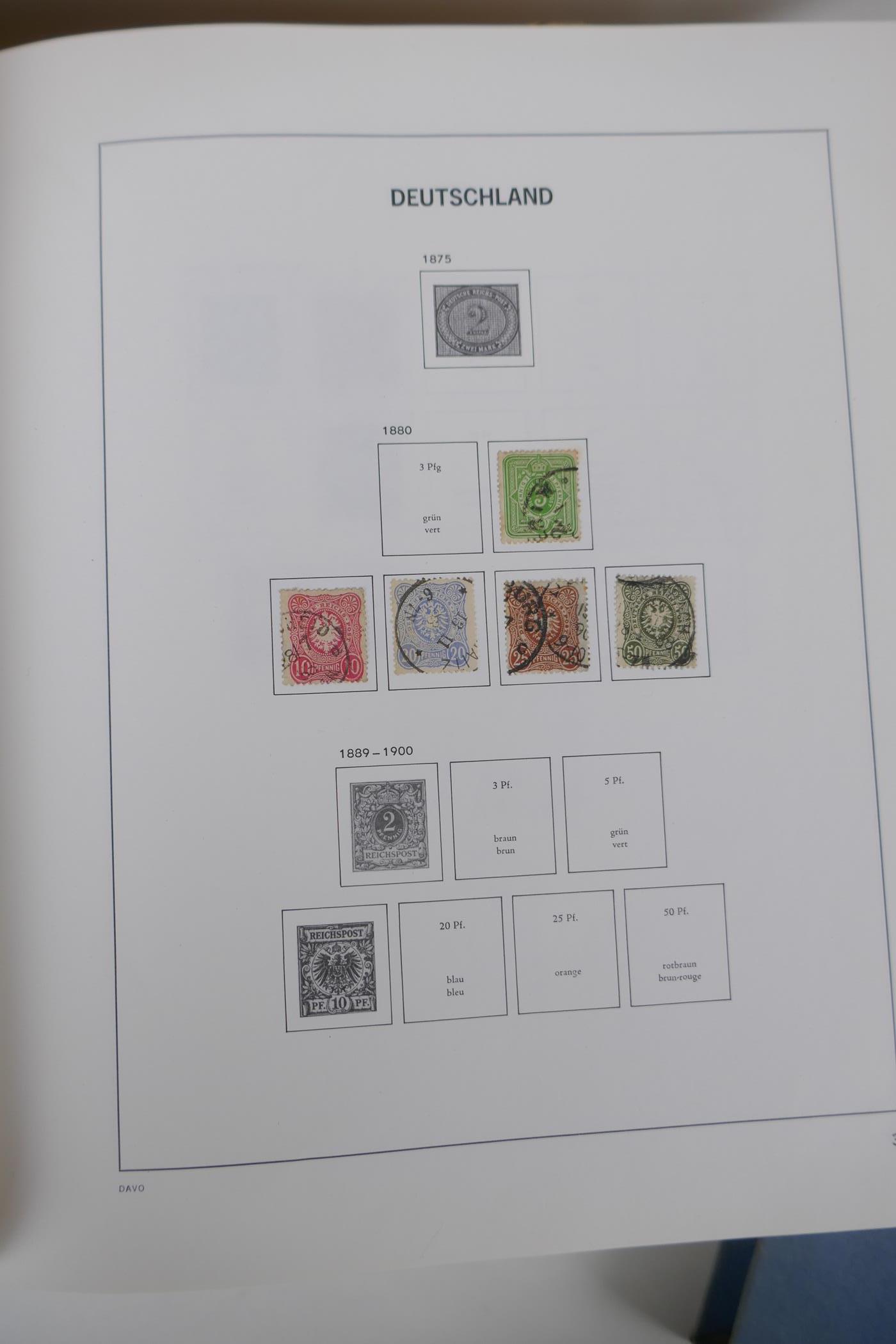 A large quantity of German C19th and C20th postage stamps, in albums and loose - Image 7 of 9