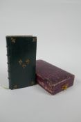 Paroissien Elzevir Rite Romain, published by Gruel et Engelmann, Paris, 1884, bound in dark green