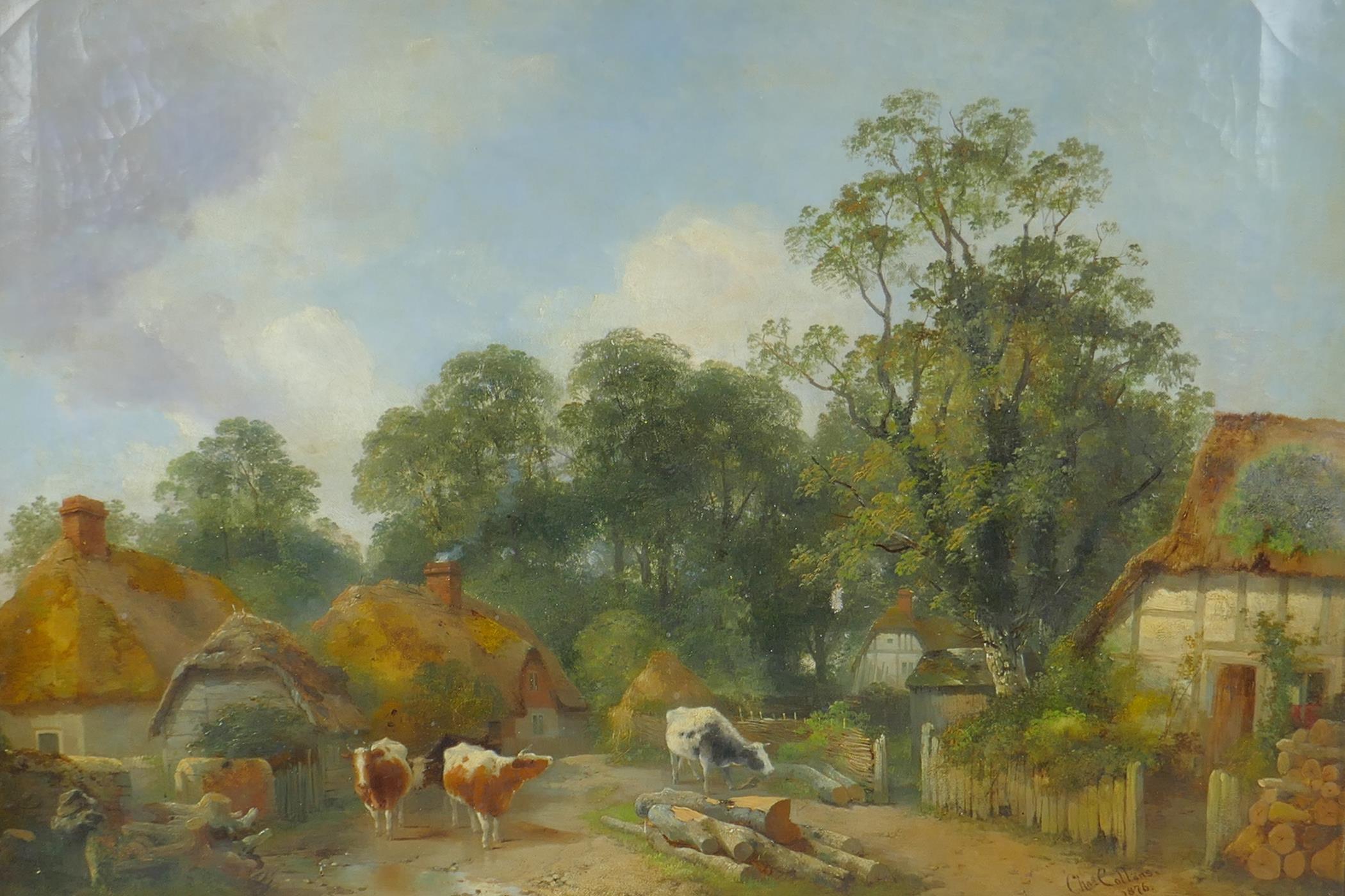 Charles Collins, RBA, (British, 1851-1921), near Dorking, Surrey, oil on canvas, dated 1876m AF,