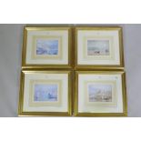 After JMW Turner, a set of four limited edition prints from the Rivers of France Collection, publish