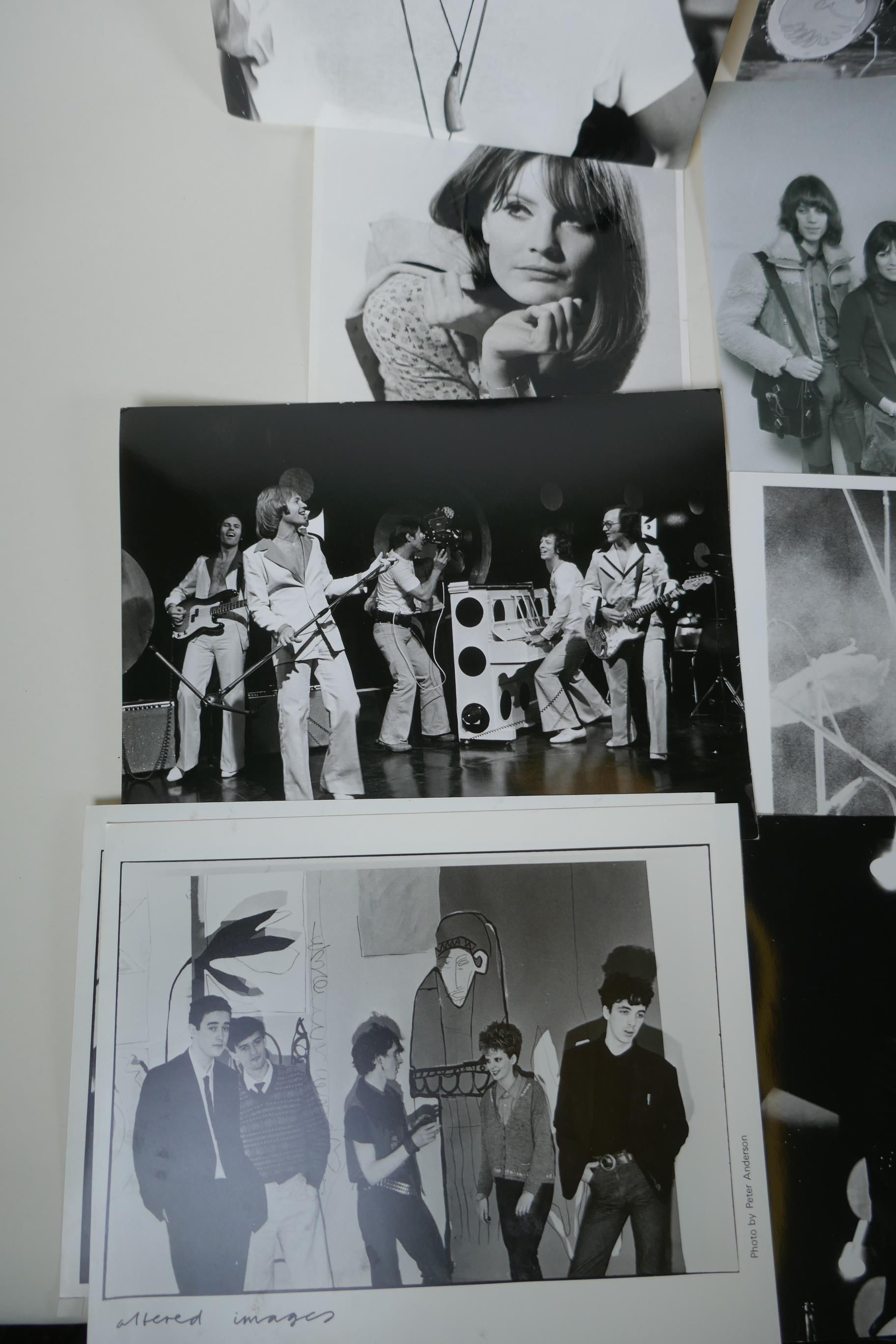 A quantity of music press photographs and photographic slides, some signed, to include Claire - Image 2 of 8