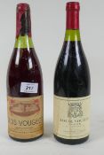 Charles Noellat, Clos Vougeot, one bottle, 75cl, and another Clos de Vougeot, Domaine Henri