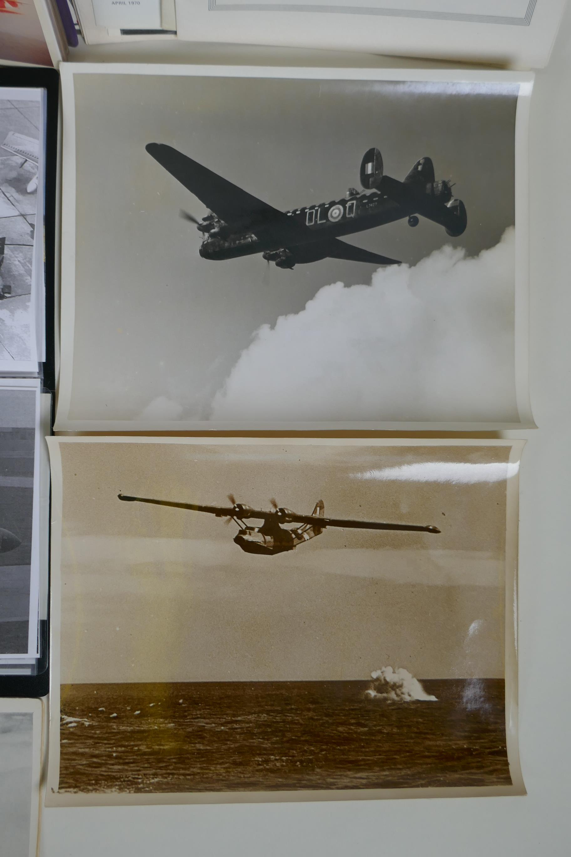 A quantity of aircraft photographs including some early C20th, and a quantity of other aircraft - Image 2 of 9