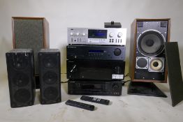 Vintage Hi-Fi equipment, Sansui R-99Z, Sythesizer DC Servo receiver; Cambridge Audio, Topaz SR10