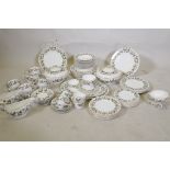 A Wedgwood 'Strawberry Hill' pattern part dinner service, (different backstamps)