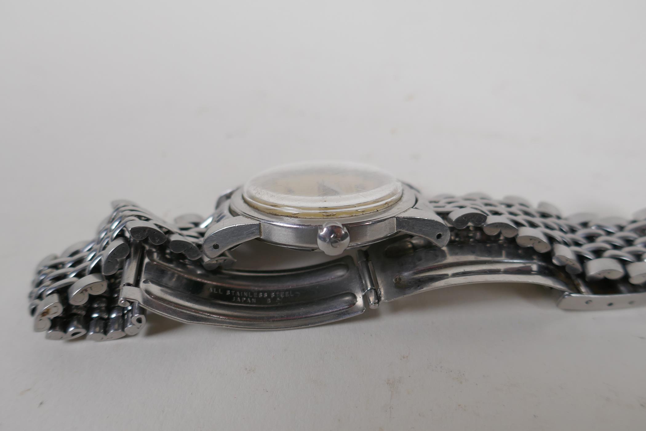 A vintage stainless steel cased Omega Seamaster, the automatic movement with subsidiary second - Image 4 of 6