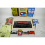 A 1980s Acorn BBC micro computer model B in original box, with manuals, user guides, Chess and